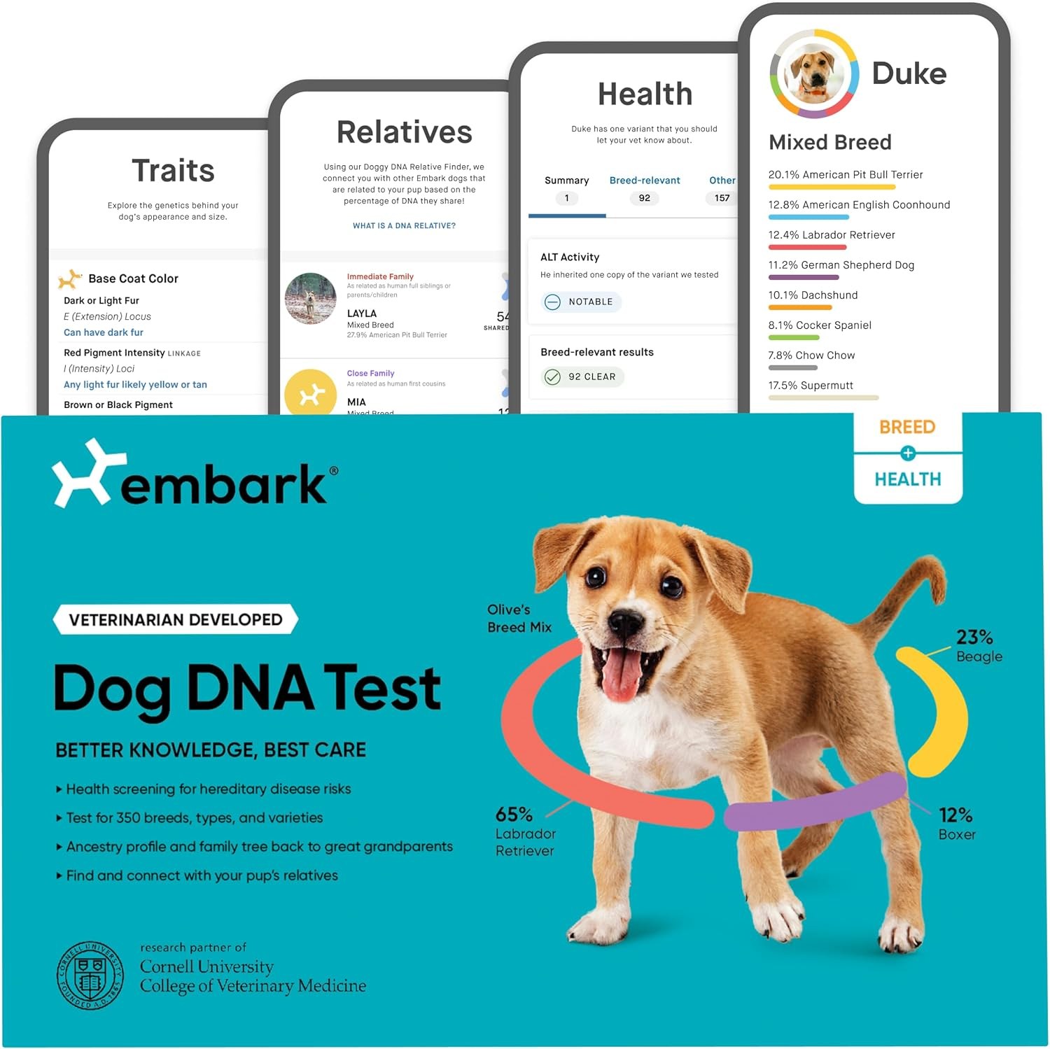 Embark Breed & Health Dog DNA Test