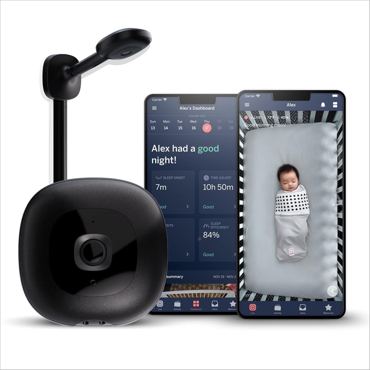 Nanit Pro Camera with Sound + Movement Alerts