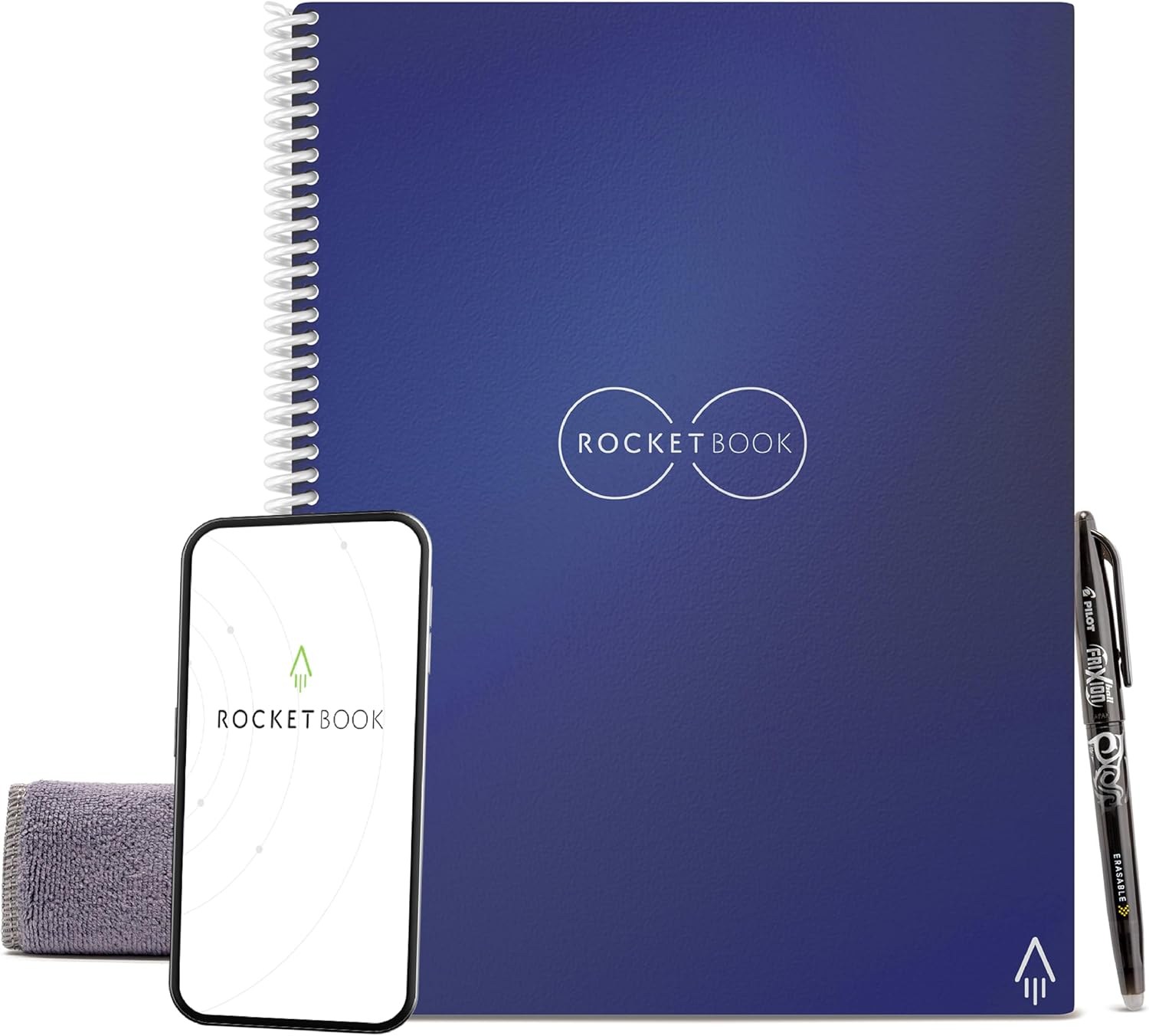 Rocketbook Core Reusable Smart Notebook, Letter Size