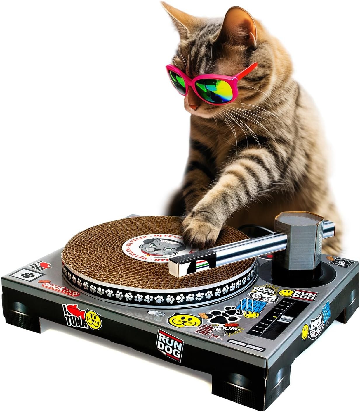 Suck UK Cat Scratcher DJ Decks